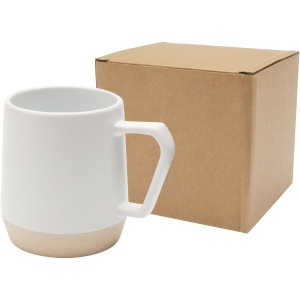 Dolce 300 ml ceramic mug with matt finish, White (Mugs)