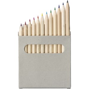 Tallin 12-piece coloured pencil set, Natural (Drawing set)