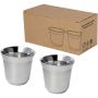 Duo 80 ml RCS certified stainless steel espresso cup set, Si