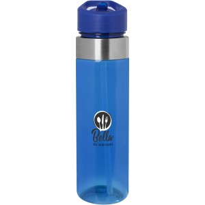 Dylan 650 ml Tritan water bottle with flip spout lid, Blue (Sport bottles)