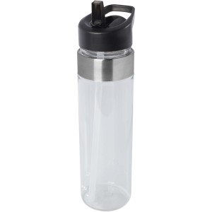 Dylan 650 ml Tritan water bottle with flip spout lid, Transp (Sport bottles)