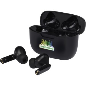 Essos 2.0 True Wireless auto pair earbuds with case, Solid black (Earphones, headphones)