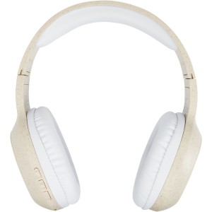 Riff wheat straw Bluetooth(r) headphones with microphone, Beige (Earphones, headphones)