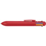 Eight colour plastic ballpen., red (3868-08)