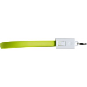 ABS charging cable Pierre, lime (Eletronics cables, adapters)
