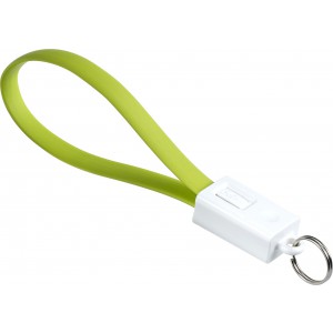 ABS charging cable Pierre, lime (Eletronics cables, adapters)
