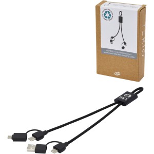 Connect 6-in-1 45W RCS recycled aluminium fast charging cabl (Eletronics cables, adapters)