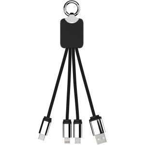 SCX.design C15 quatro light-up cable, Solid black, White (Eletronics cables, adapters)