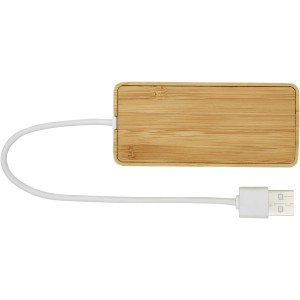 Tapas bamboo USB hub, Natural (Eletronics cables, adapters)