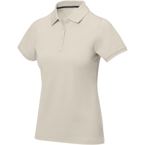 Calgary short sleeve women's polo, Sandstone
