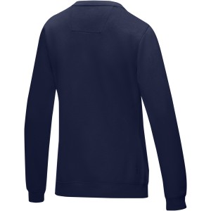 Elevate Jasper women's GOTS organic GRS recycled crewneck sweater, Navy (Pullovers)