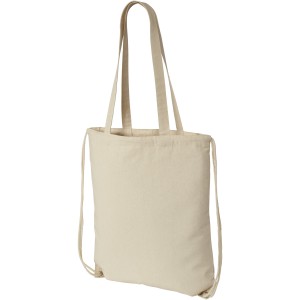 Eliza cotton drawstring backpack, Natural