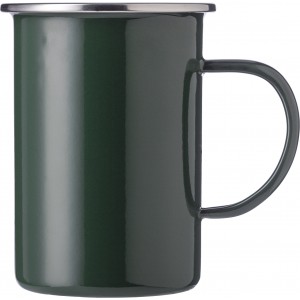 Enamel mug (450 ml) Ayden, green (Mugs)