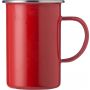 Enamel mug (450 ml) Ayden, red