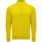 Epiro long sleeve kids quarter zip sweatshirt, Yellow (K11151B)
