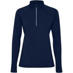 Estambul long sleeve women's half zip sweatshirt, Navy Blue (R10331R)