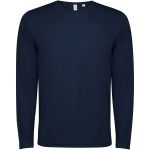 Estoril long sleeve kids t-shirt, Navy Blue (K04321R)