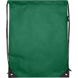 Evergreen GRS recycled non-woven drawstring bag 5L, Green (Backpacks)