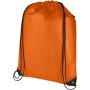 Evergreen GRS recycled non-woven drawstring bag 5L, Orange