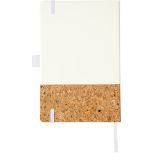 Evora A5 cork thermo PU notebook, White (Notebooks)