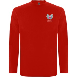 Extreme long sleeve men's t-shirt, Red (Long-sleeved shirt)