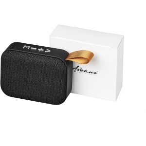 Fashion fabric Bluetooth<sup>&reg;</sup> speaker, solid black