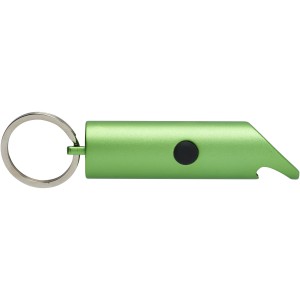 Flare RCS recycled aluminium IPX LED light and bottle opener (Keychains)