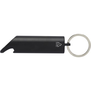 Flare RCS recycled aluminium IPX LED light and bottle opener (Keychains)