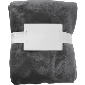 Fleece (280 gr/m2) blanket Sean, grey (Blanket)