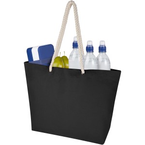 Florida 270 g/m2 GRS recycled beach tote bag 18L, Solid blac (Calendars)