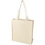 Florida 270 g/m2 GRS recycled gusset tote bag 14L, Natural