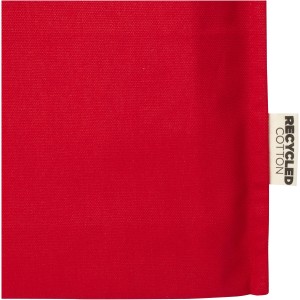 Florida 270 g/m2 GRS recycled gusset tote bag 14L, Red (Shopping bags)