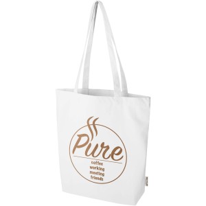 Florida 270 g/m2 GRS recycled tote bag 10L, White (Shopping bags)