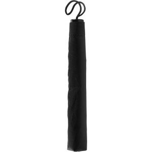 Polyester (190T) umbrella Mimi, black (Foldable umbrellas)