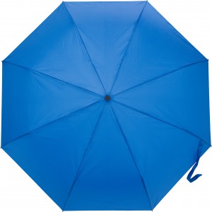 Pongee (190T) umbrella Ava, blue (Foldable umbrellas)
