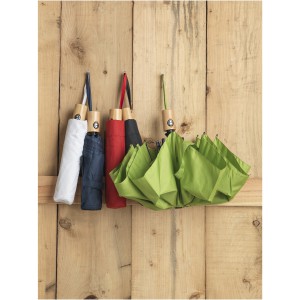 RPET folding umbrella , Lime (Foldable umbrellas)