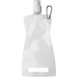 Foldable water bottle (420ml), white (7567-02)