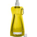 Foldable water bottle (420ml), yellow (7567-06)