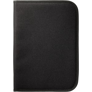 Berkely A4 zippered portfolio, solid black (Folders)