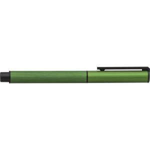 Aluminium rollerball, green (Fountain-pen, rollerball)
