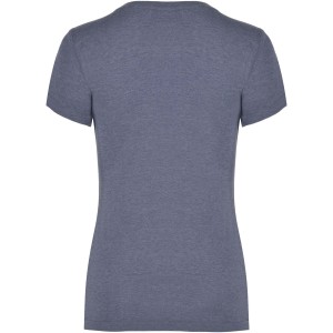 Fox short sleeve women's t-shirt, Heather Denim Blue (T-shirt, 90-100% cotton)