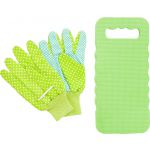 Garden set, including foam knee cushion and two gloves., light green (2138-29)