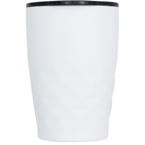 Geo 350 ml copper vacuum insulated tumbler, White (Glasses)