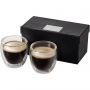 Boda 2-piece glass espresso cup set, Transparent, Transparen