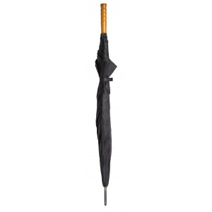 Polyester (190T) umbrella Rosemarie, black (Golf umbrellas)