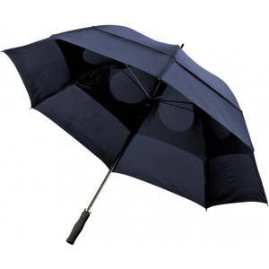 Polyester (210T) storm umbrella Debbie, blue (Golf umbrellas)