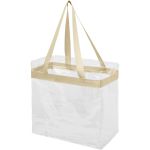 Hampton transparent tote bag, Khaki, Transparent clear (12008926)