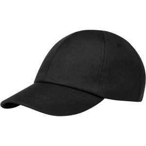 Cerus 6 panel cool fit cap, Solid black (Hats)