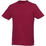Heros short sleeve unisex t-shirt, Burgundy (3802824)