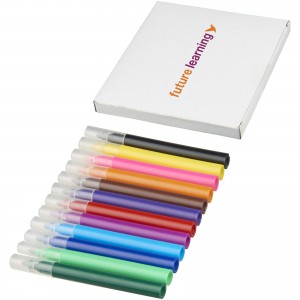 Mexi 12-piece marker set, Natural (Highlighters)